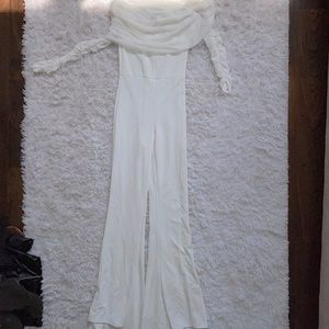 Fashion nova white jumpsuit